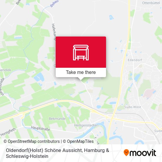 Oldendorf(Holst) Schöne Aussicht map