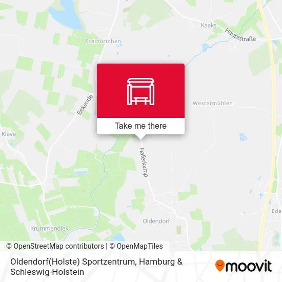 Карта Oldendorf(Holste) Sportzentrum