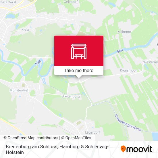 Breitenburg am Schloss map