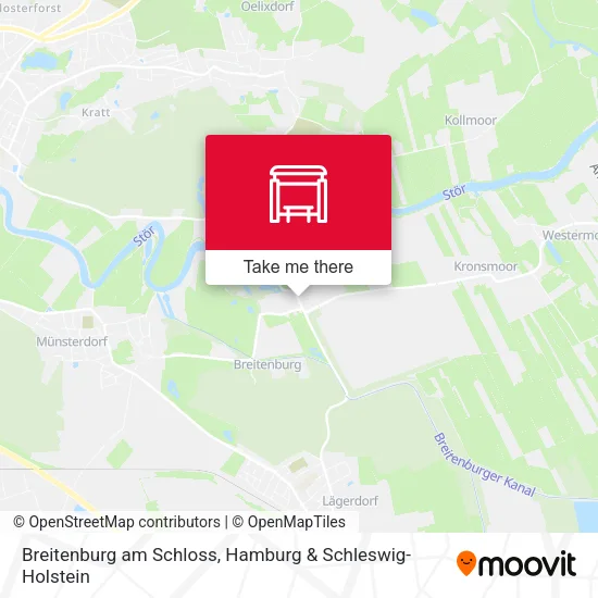 Карта Breitenburg am Schloss