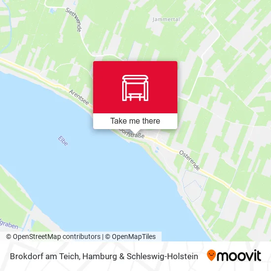 Карта Brokdorf am Teich
