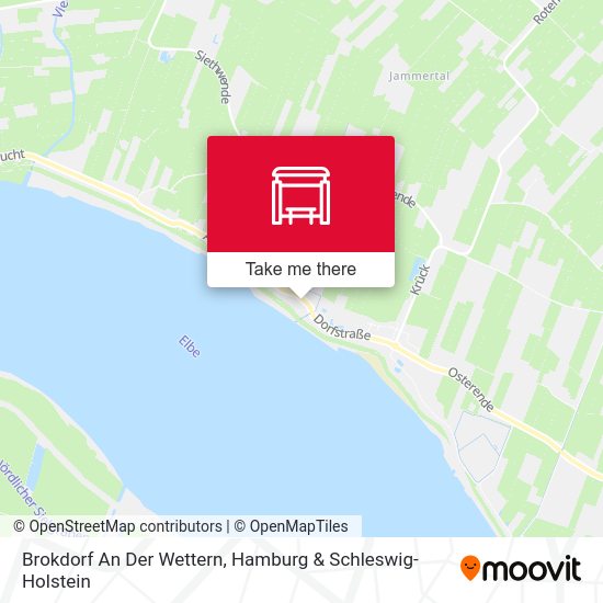 Brokdorf An Der Wettern map