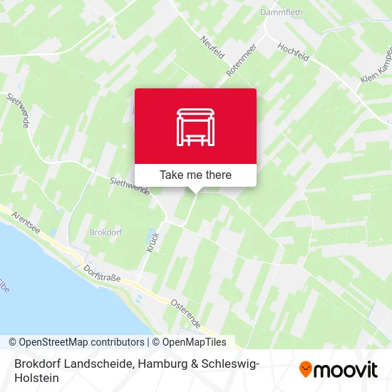 Карта Brokdorf Landscheide