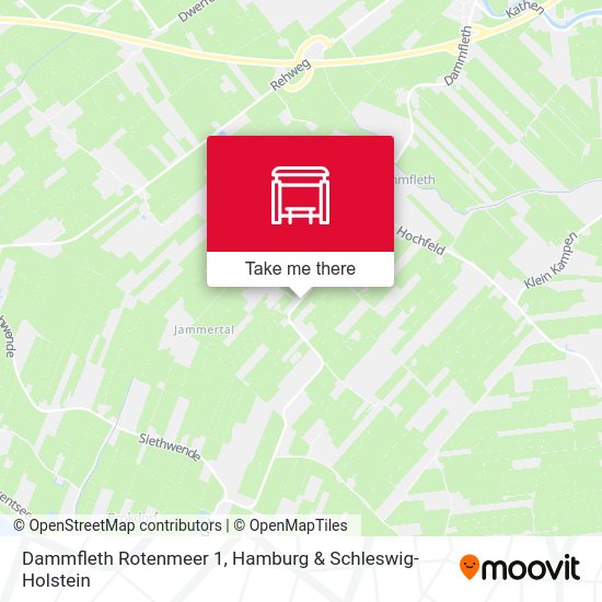 Dammfleth Rotenmeer 1 map