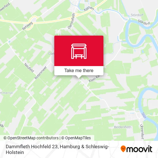 Карта Dammfleth Hochfeld 23