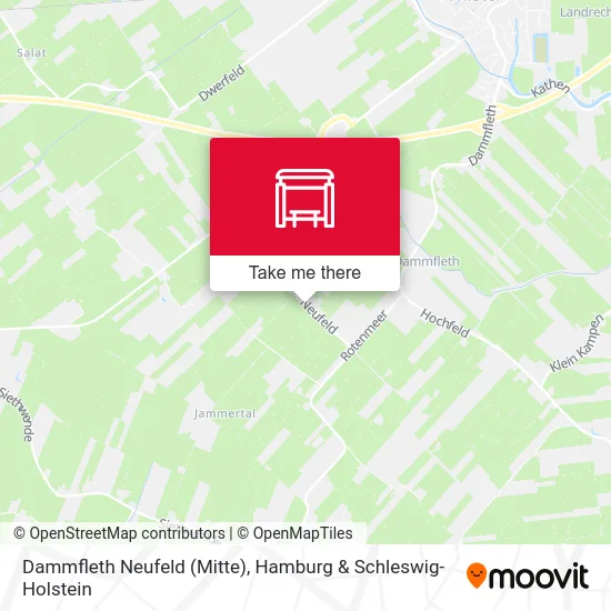 Карта Dammfleth Neufeld (Mitte)