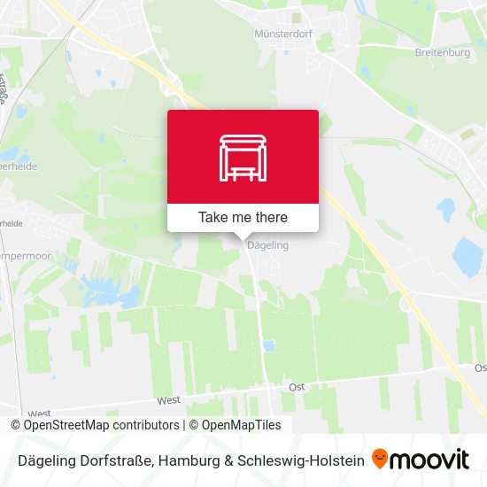 Dägeling Dorfstraße map
