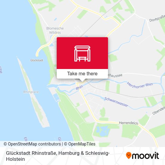 Glückstadt Rhinstraße map