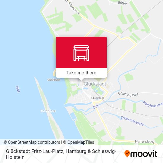 Glückstadt Fritz-Lau-Platz map