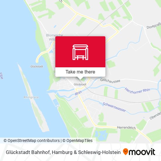 Glückstadt Bahnhof map