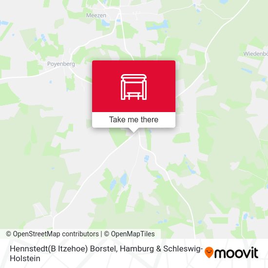 Hennstedt(B Itzehoe) Borstel map