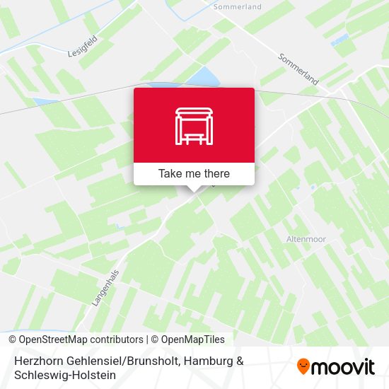 Herzhorn Gehlensiel/Brunsholt map