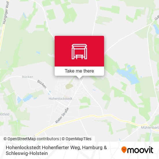 Карта Hohenlockstedt Hohenfierter Weg