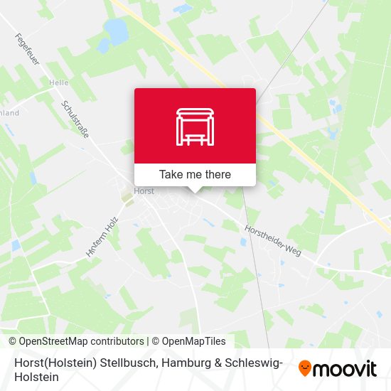 Horst(Holstein) Stellbusch map