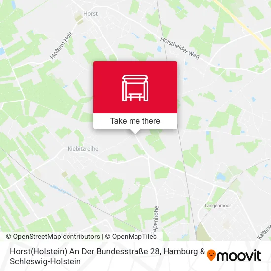 Карта Horst(Holstein) An Der Bundesstraße 28