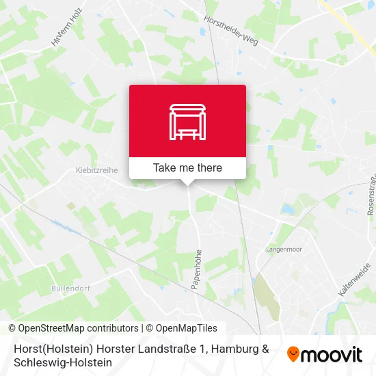 Карта Horst(Holstein) Horster Landstraße 1