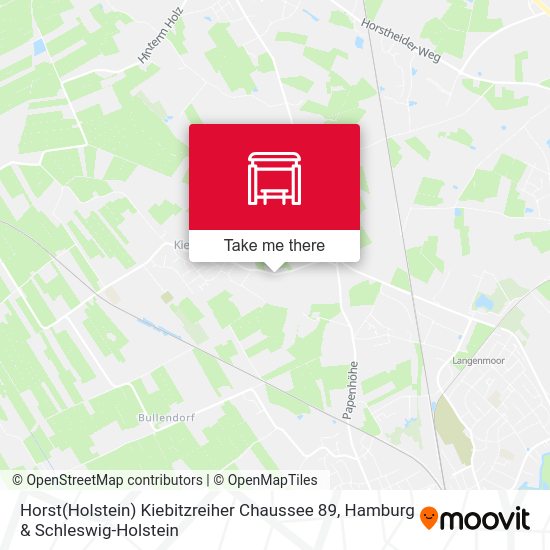 Horst(Holstein) Kiebitzreiher Chaussee 89 map