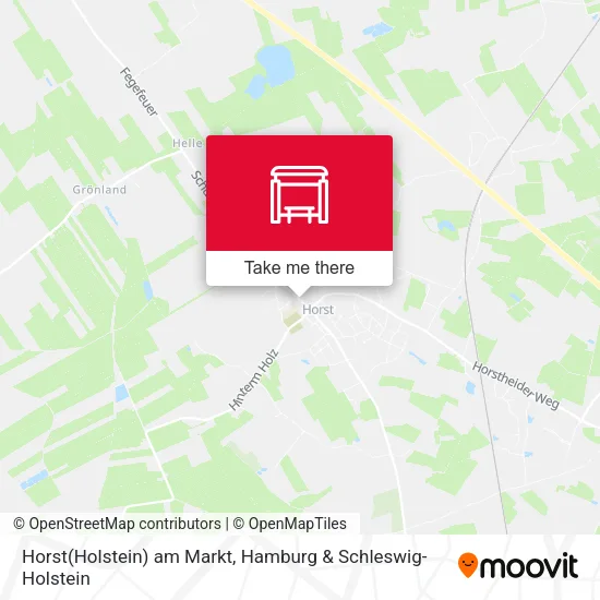 Карта Horst(Holstein) am Markt
