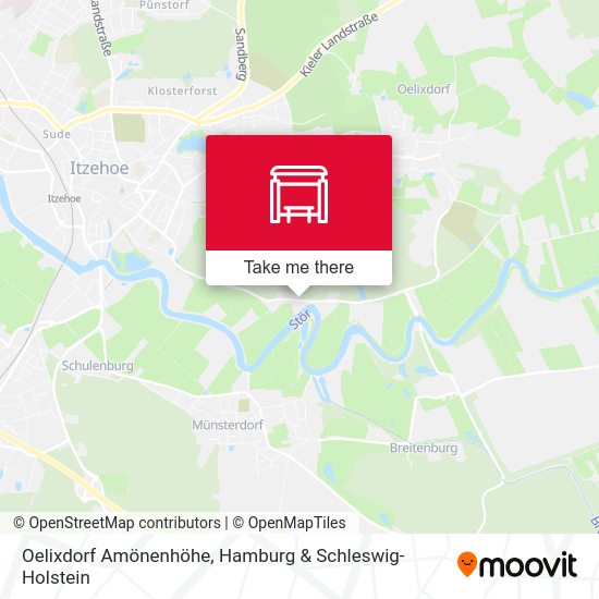 Oelixdorf Amönenhöhe map