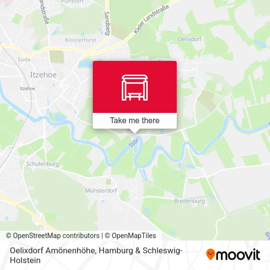 Карта Oelixdorf Amönenhöhe