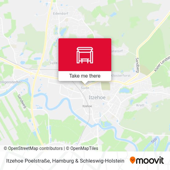 Itzehoe Poelstraße map