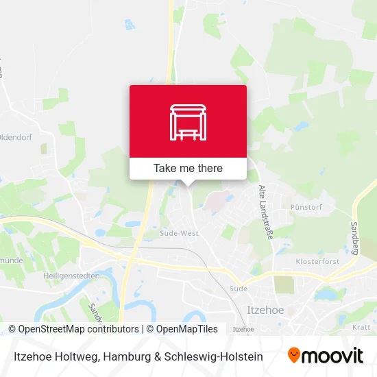 Карта Itzehoe Holtweg