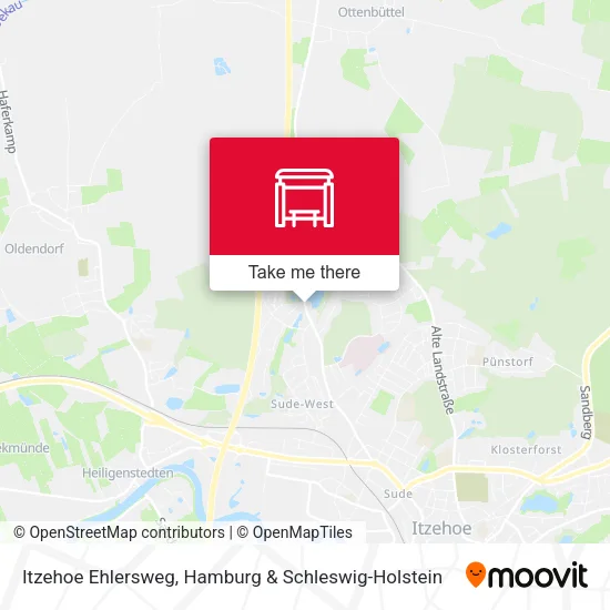 Карта Itzehoe Ehlersweg