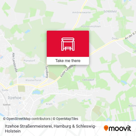 Itzehoe Straßenmeisterei map