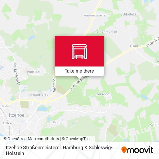 Itzehoe Straßenmeisterei map