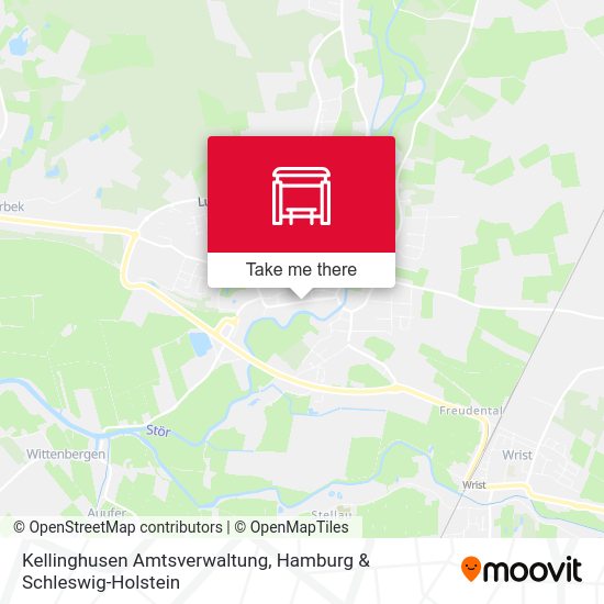Kellinghusen Amtsverwaltung map