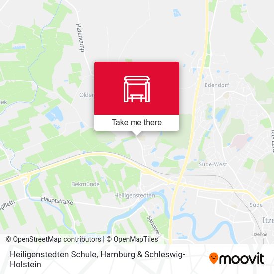 Heiligenstedten Schule map