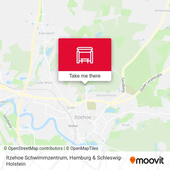 Карта Itzehoe Schwimmzentrum