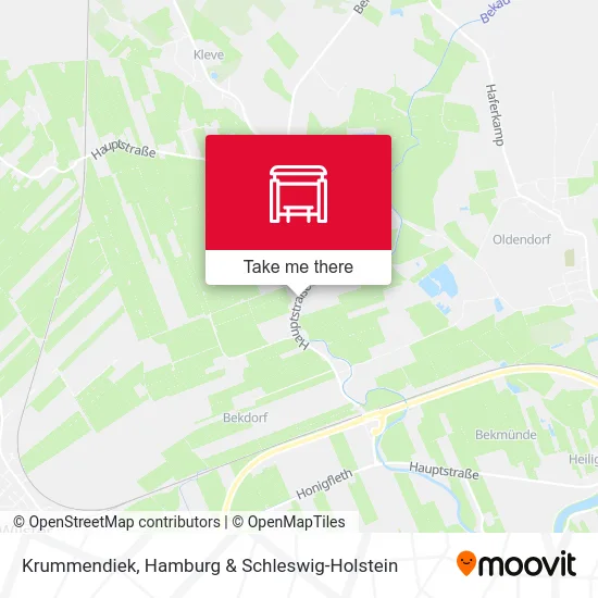 Карта Krummendiek