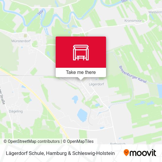 Lägerdorf Schule map