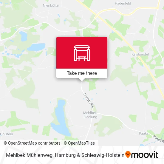 Карта Mehlbek Mühlenweg