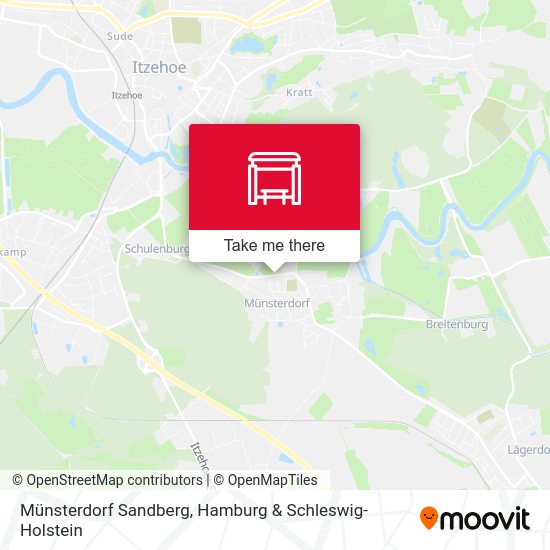 Münsterdorf Sandberg map