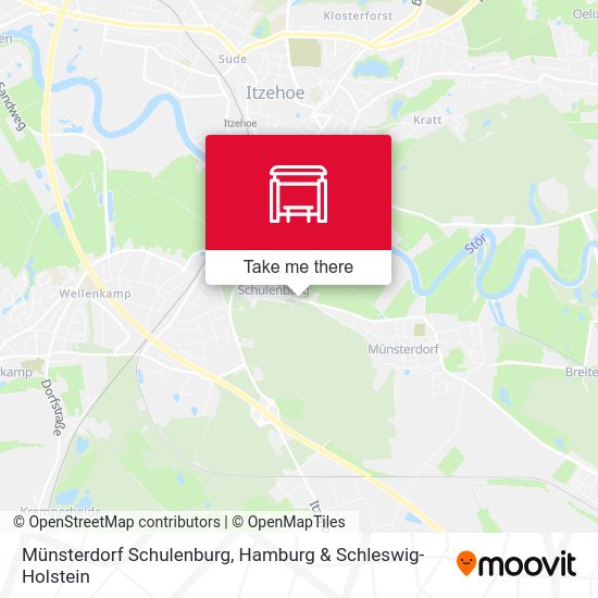 Münsterdorf Schulenburg map