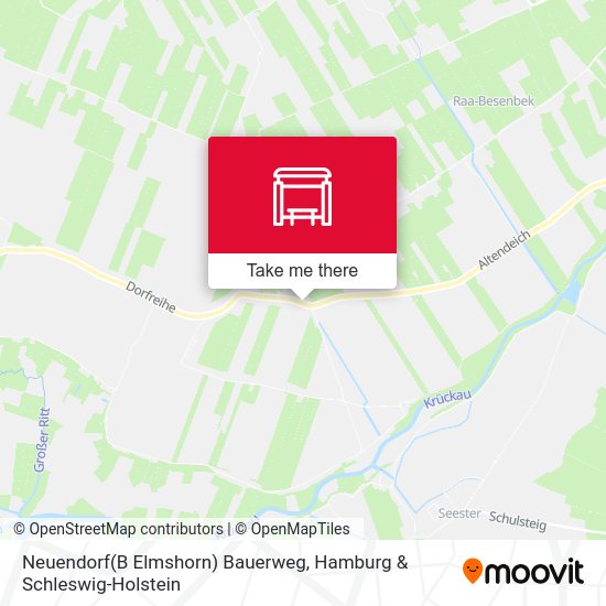 Neuendorf(B Elmshorn) Bauerweg map