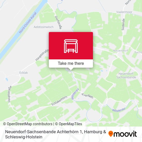 Neuendorf-Sachsenbande Achterhörn 1 map