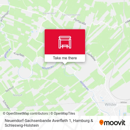 Карта Neuendorf-Sachsenbande Averfleth 1
