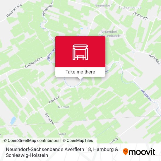 Neuendorf-Sachsenbande Averfleth 18 map