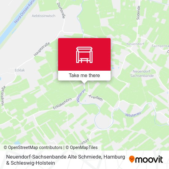 Neuendorf-Sachsenbande Alte Schmiede map