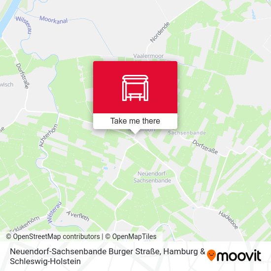 Neuendorf-Sachsenbande Burger Straße map