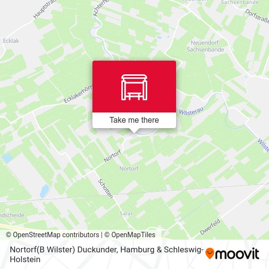 Nortorf(B Wilster) Duckunder map