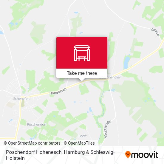 Pöschendorf Hohenesch map