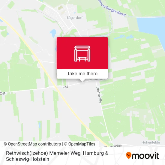 Карта Rethwisch(Izehoe) Memeler Weg