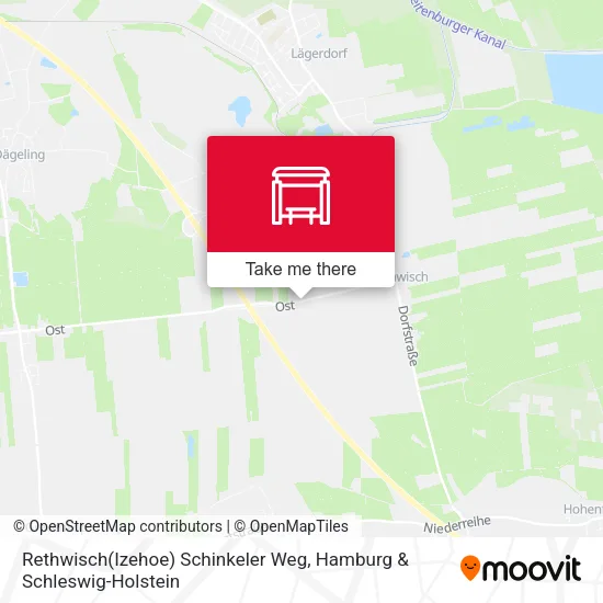 Карта Rethwisch(Izehoe) Schinkeler Weg