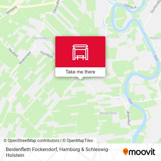 Beidenfleth Fockendorf map