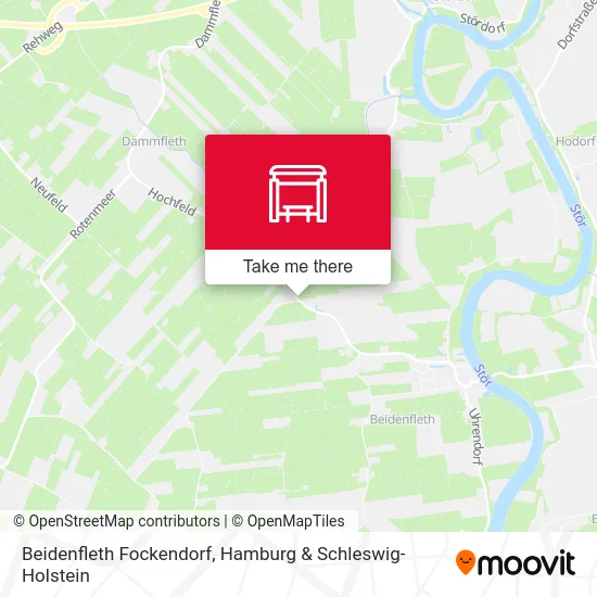 Карта Beidenfleth Fockendorf