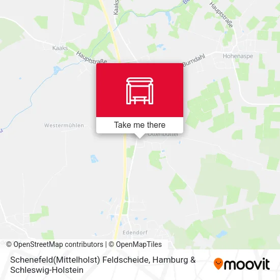 Карта Schenefeld(Mittelholst) Feldscheide